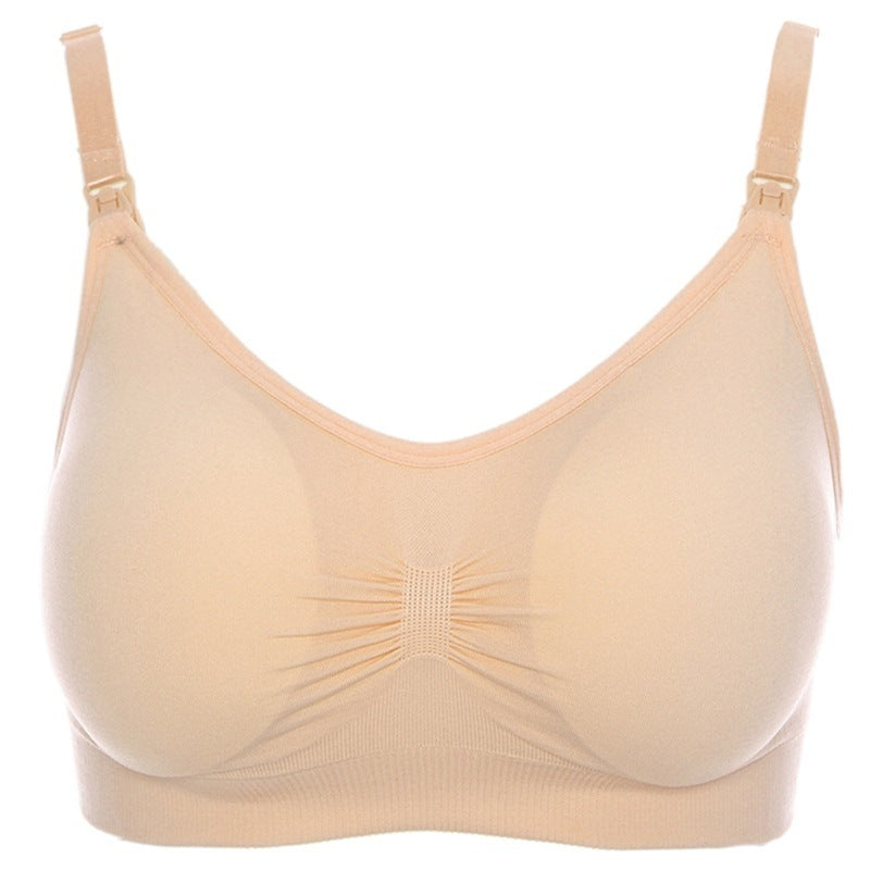 Women's Fashion Wireless Double Layer Seamless Detachable Breathable Bra