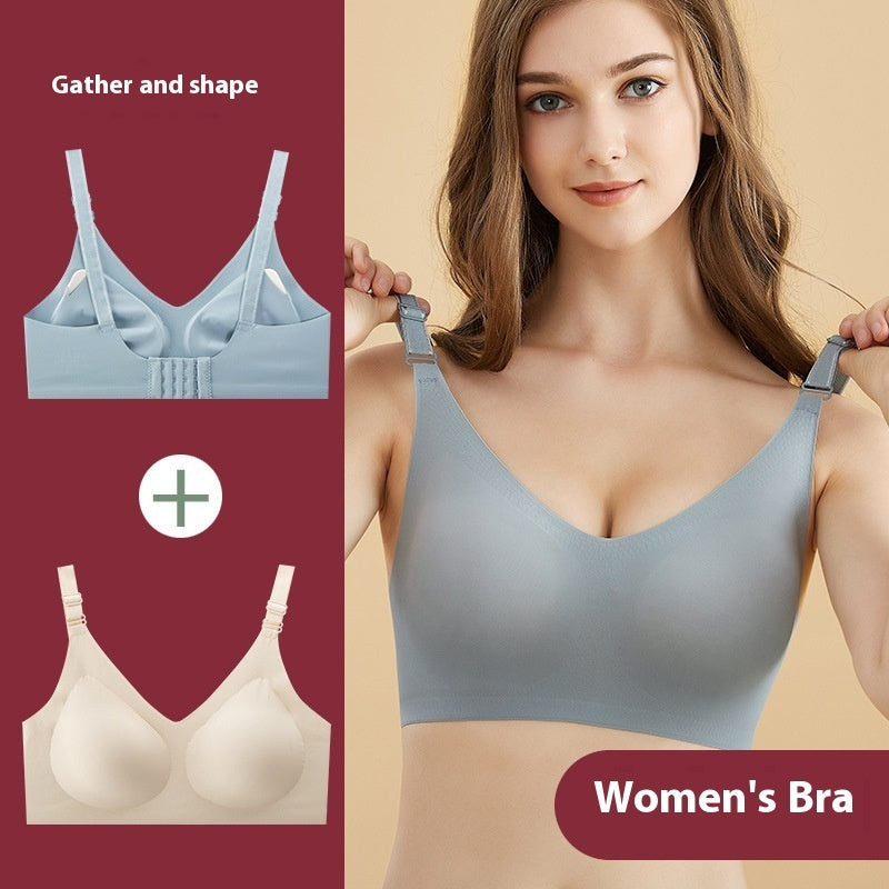 Women's Seamless Underwear Soft Wireless One-piece Sports Bra