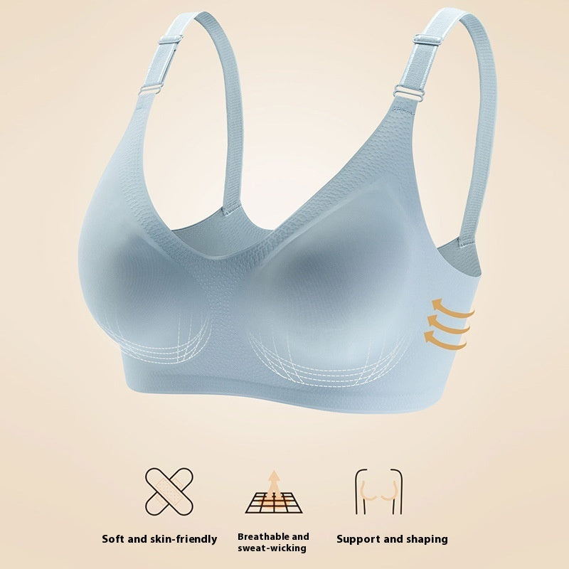 Women's Seamless Underwear Soft Wireless One-piece Sports Bra